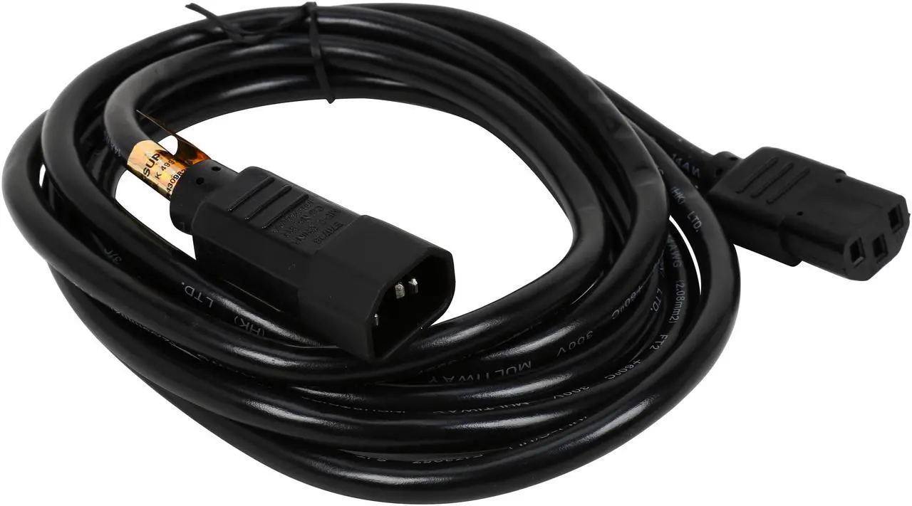Alt view image 2 of 3 - Tripp Lite Model P005-010 10 ft. Heavy-Duty 14AWG Power cord Female to Male