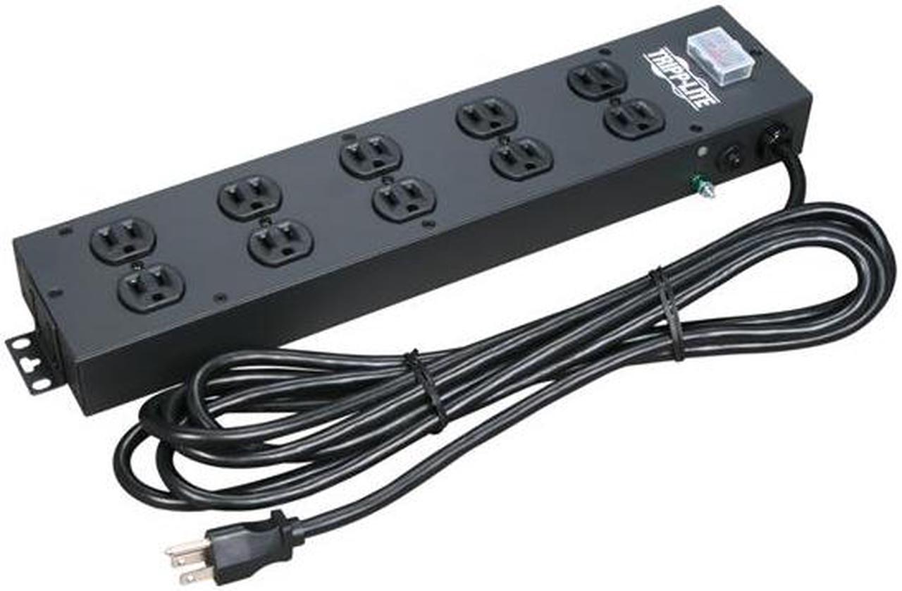 TRIPP LITE UL800CB-15 10 Outlets Power Strip 120V Input Voltage 15 ft. Cord Length