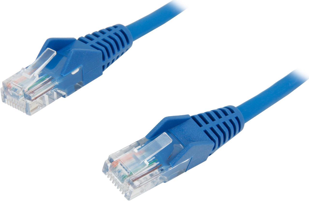 TRIPP LITE N001-015-BL 15 ft. Cat 5/5E Blue 350MHz Blue Snagless Molded Patch Cable