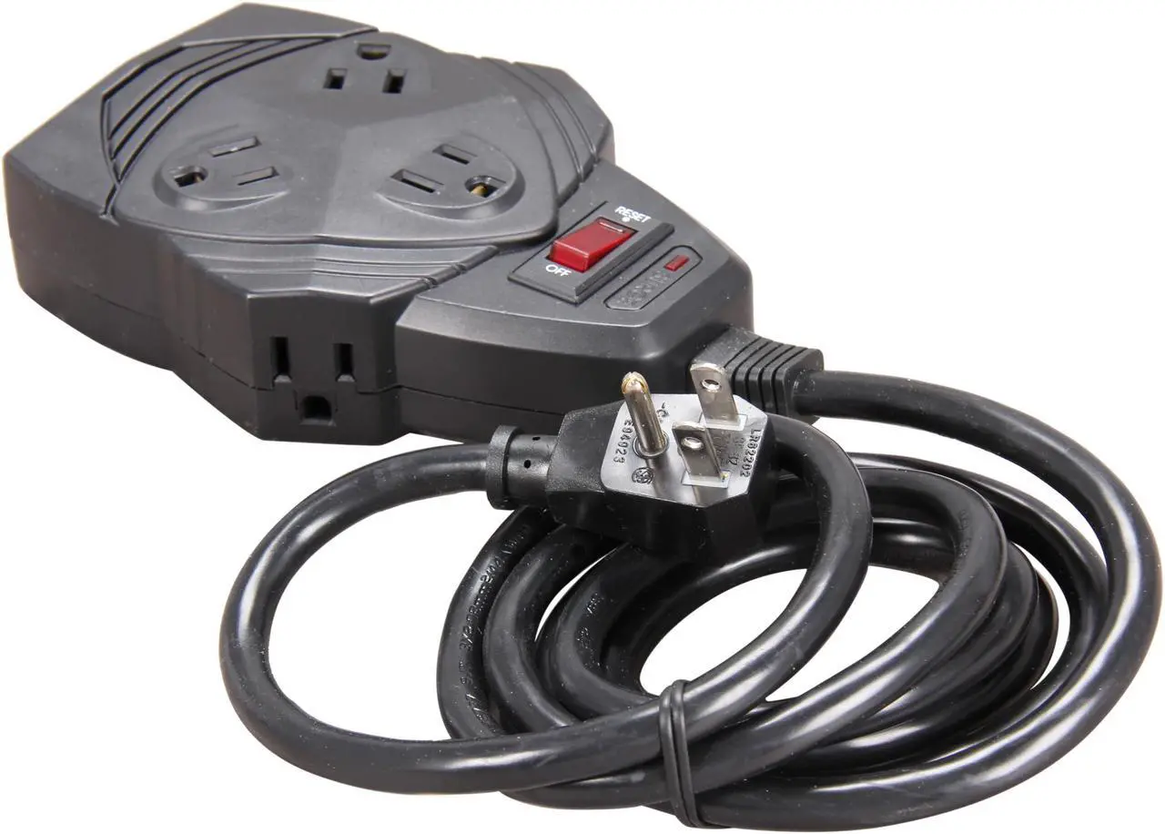 Main image of Fellowes 99090 6.0 Feet 8 Outlets 1300 Joules Mighty Surge Protector Black Color
