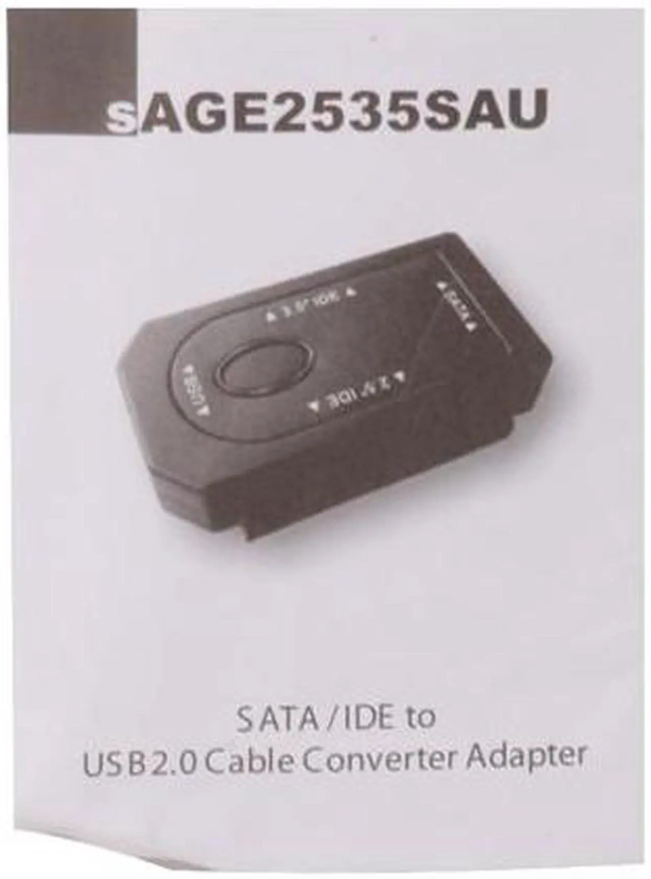 Alt view image 8 of 9 - iStarUSA SAGE2535-SAU SATA/IDE to USB2.0 Devices Converter