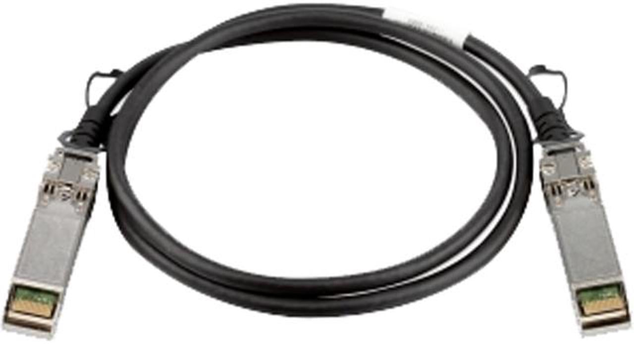 D-Link DEM-CB100S 3.28 ft. Cat Twinaxial Black 10G Passive SFP+ Direct Attach Cable