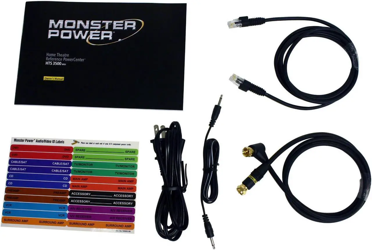 Alt view image 5 of 6 - MONSTER MPHTS3500MKII Reference PowerCenter HTS 3500 MKII with Clean Power Stage 3 v.2.0
