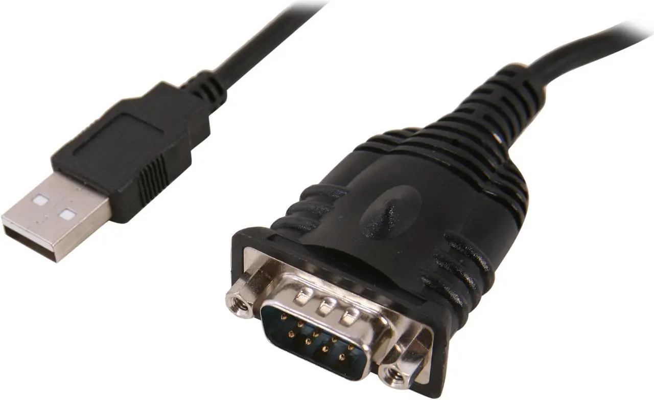 Main image of Sabrent USB 2.0 to Serial (9-Pin) DB-9 RS-232 Adapter Cable 6ft Cable with Hexnut connectors (SBT-FTDI)