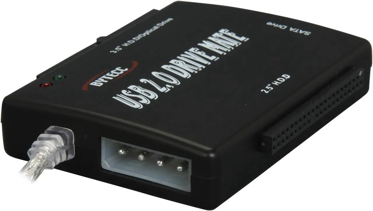 Alt view image 3 of 5 - BYTECC BT-300 USB 2.0 to IDE / SATA Adapter