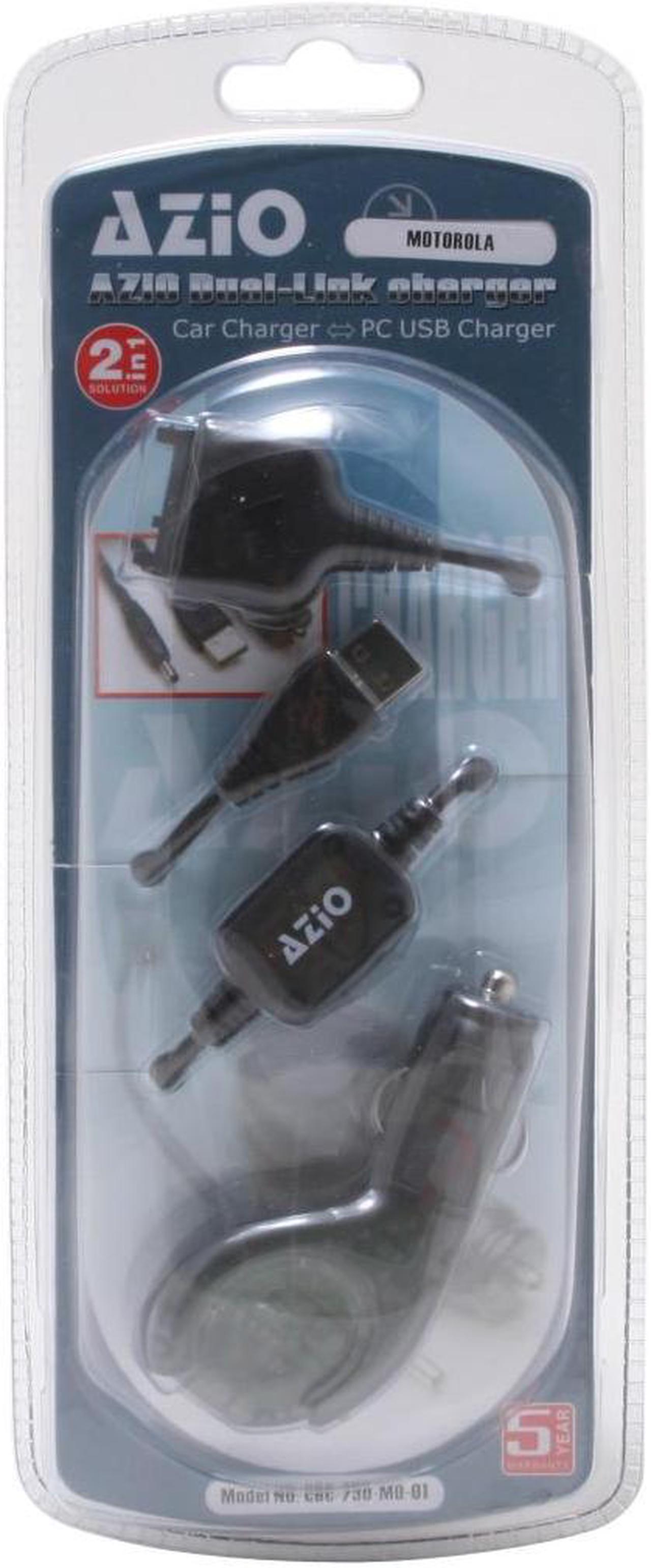 Alt view image 3 of 3 - AZIO Corp CBC-730-MO-01 Car Adapter+USB Mobile Phone Charger  Motorola-Nextel:
Nextel i205,i730,i530,i305
