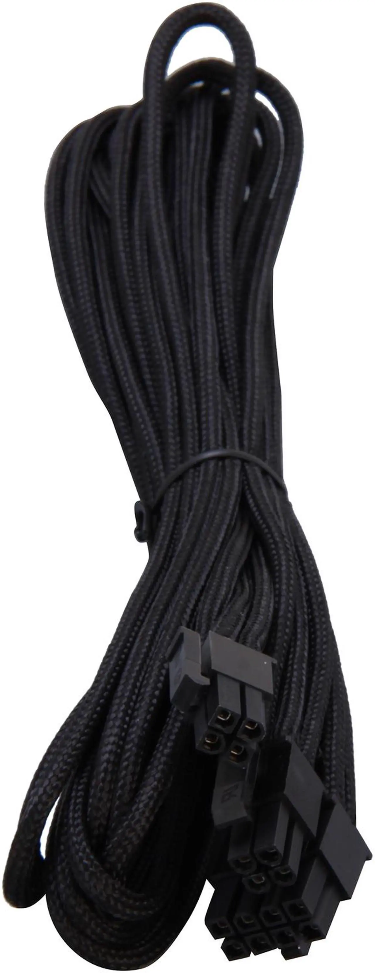 Alt view image 2 of 3 - Silverstone PP06B-EPS75 2.46 ft. (0.75m) Sleeved EPS/ATX12V 8pin Cable