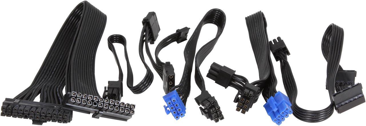 Alt view image 3 of 4 - Silverstone SST-PP05-E Flat Flexible Short Cable Set for SilverStone Modular PSUs
