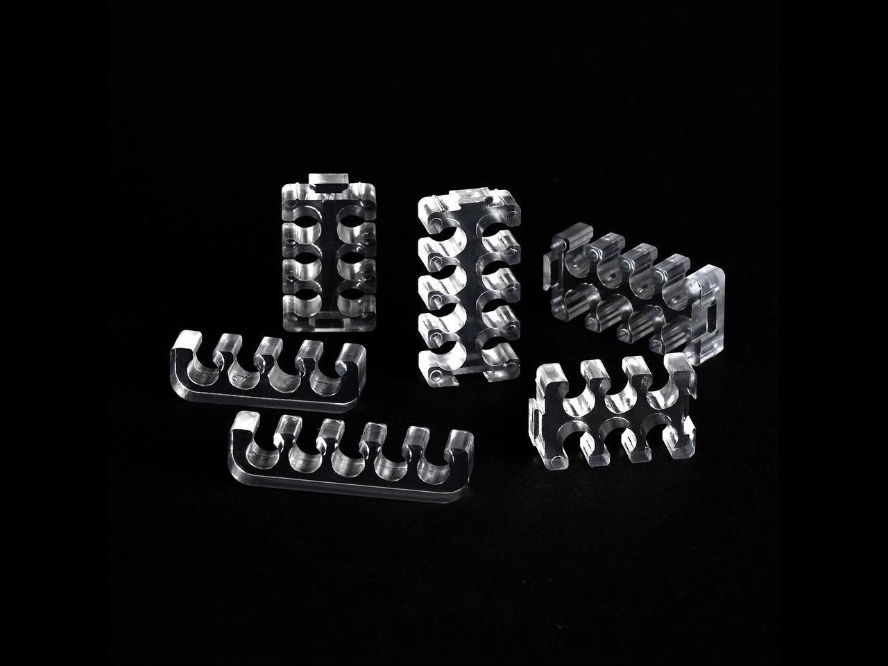 Alt view image 5 of 9 - SilverStone RL-PP09 Cable comb set for Routing Sleeved Cables for Professional Look and Cable Management