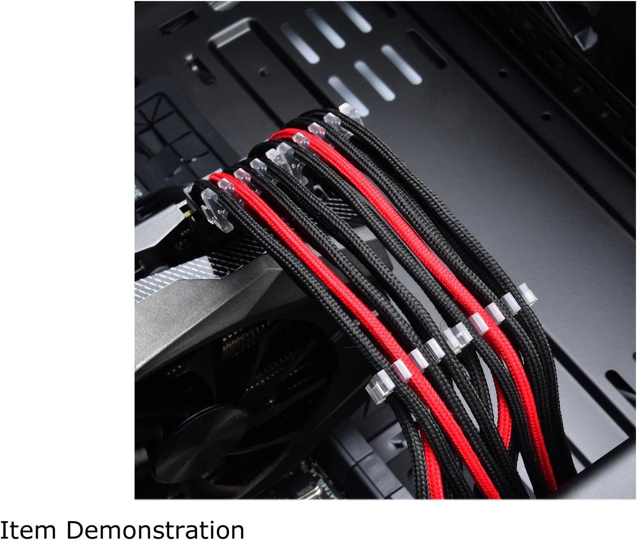 Alt view image 7 of 9 - SilverStone RL-PP09 Cable comb set for Routing Sleeved Cables for Professional Look and Cable Management