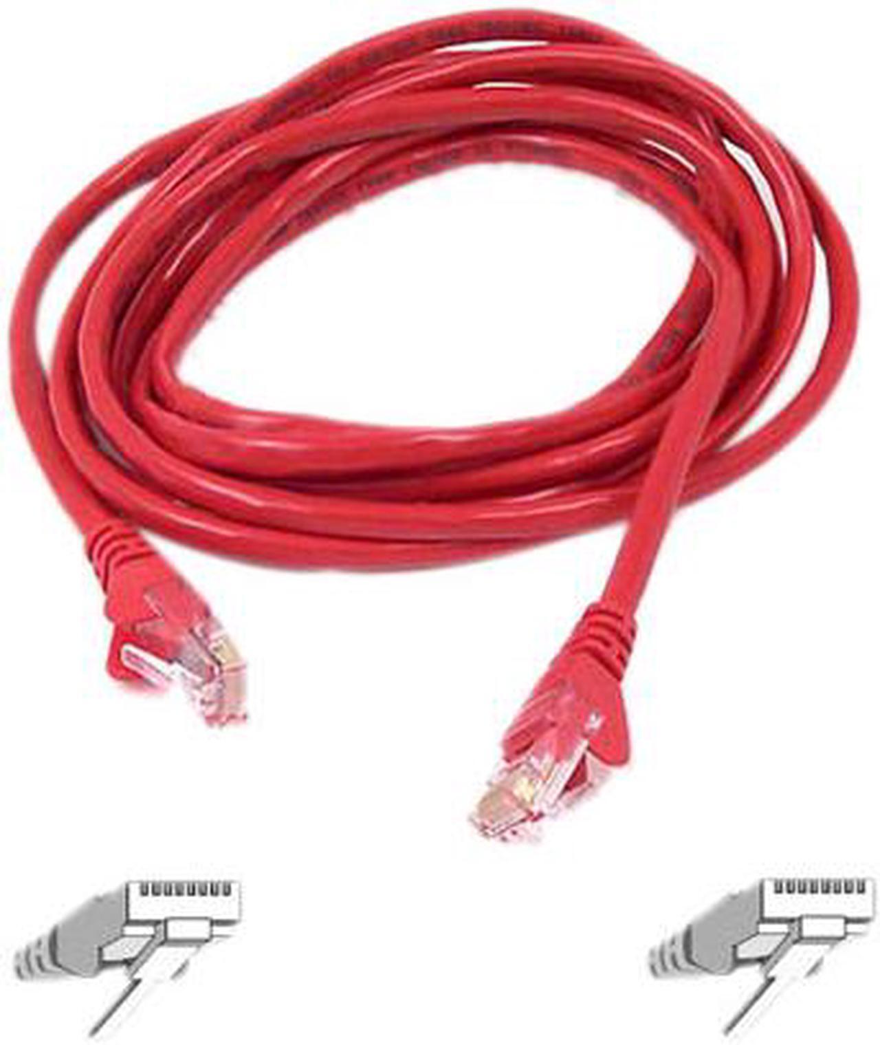 Main image of Belkin A3L980-12-RED-S 12 ft. Cat 6 Red Snagless Patch Cable