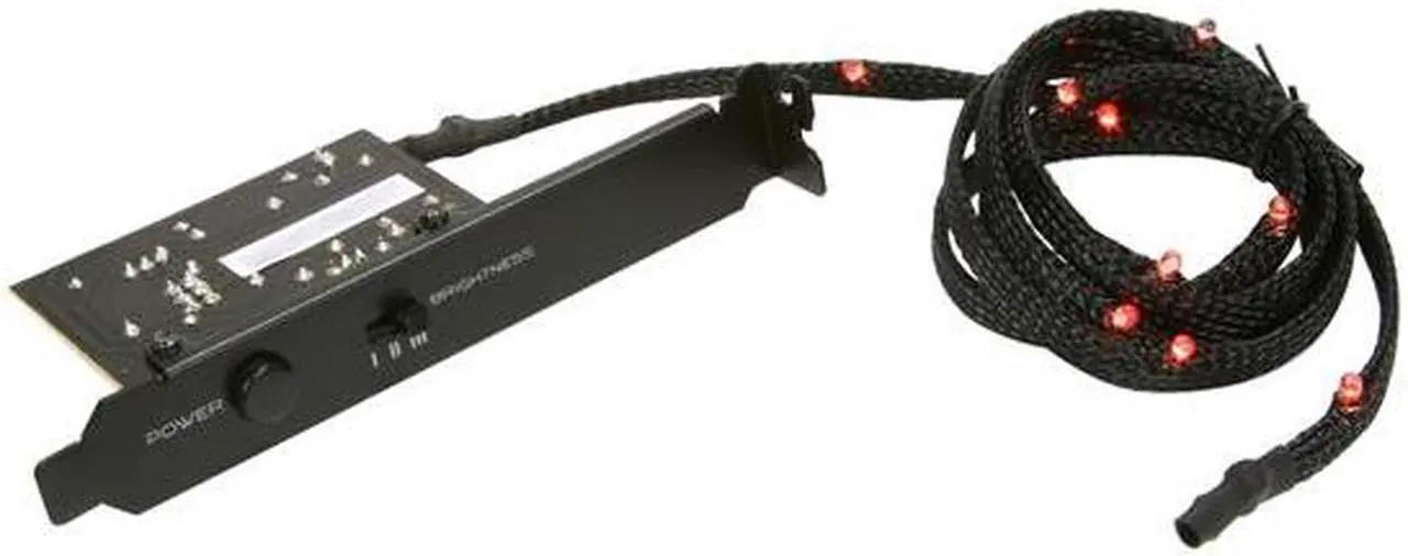 Main image of NZXT CB-LED10-RD Sleeved LED Kit - Red, 1 m
