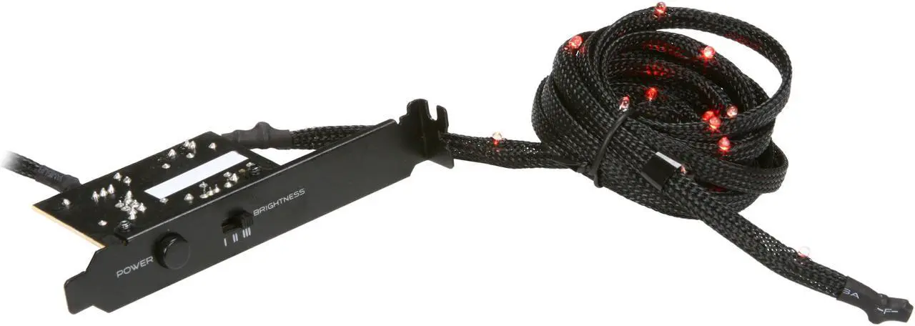 Main image of NZXT CB-LED20-RD Sleeved LED Kit - Red, 2 m