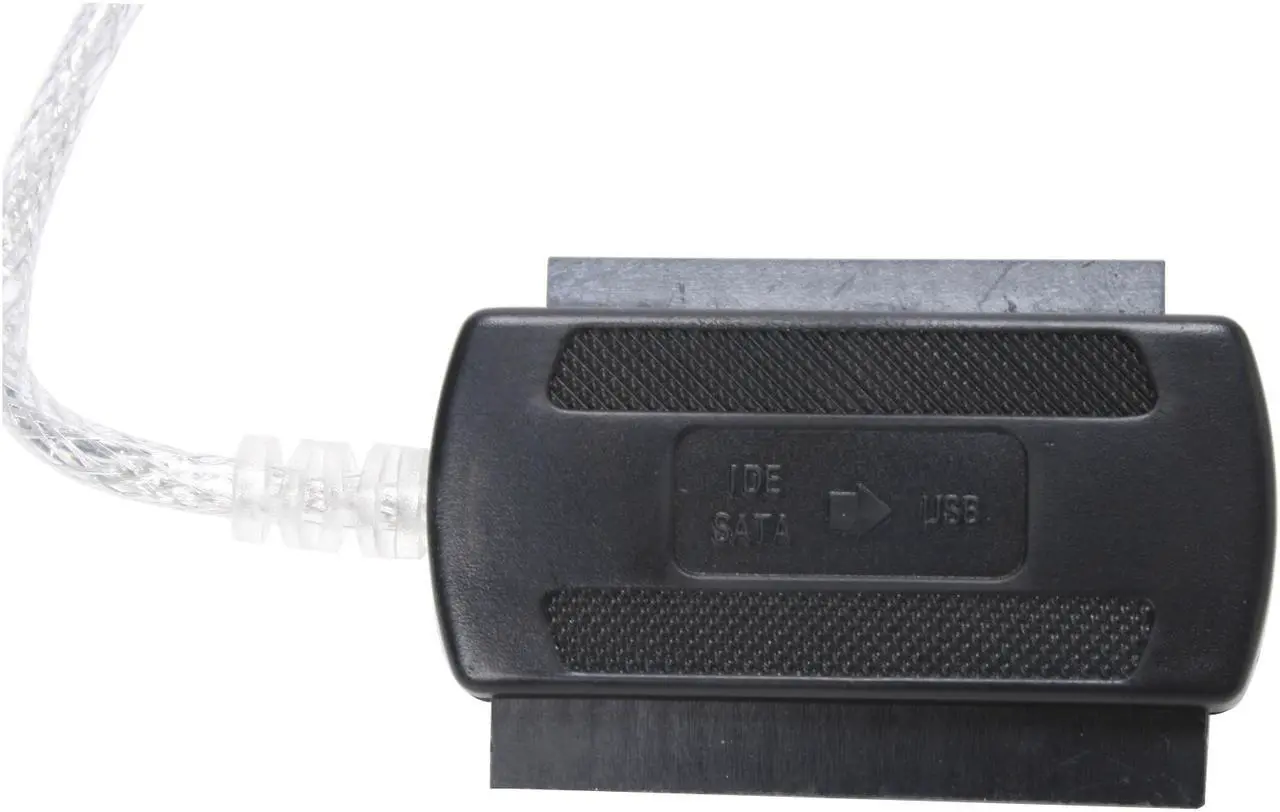 Alt view image 3 of 10 - SYBA SY-U2SAIDE USB 2.0 to SATA/IDE Adapter with Power Adapter