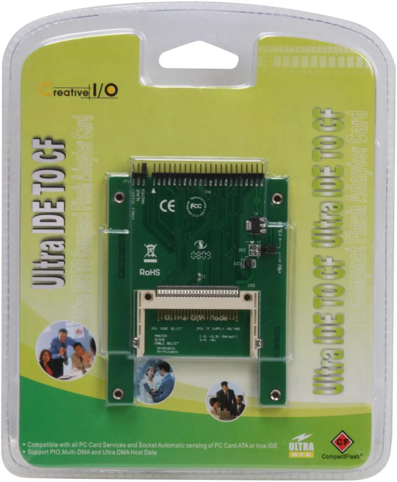 Alt view image 3 of 3 - SYBA SY-IDE2CF-NB25 Ultra IDE to Compact Flash Adapter