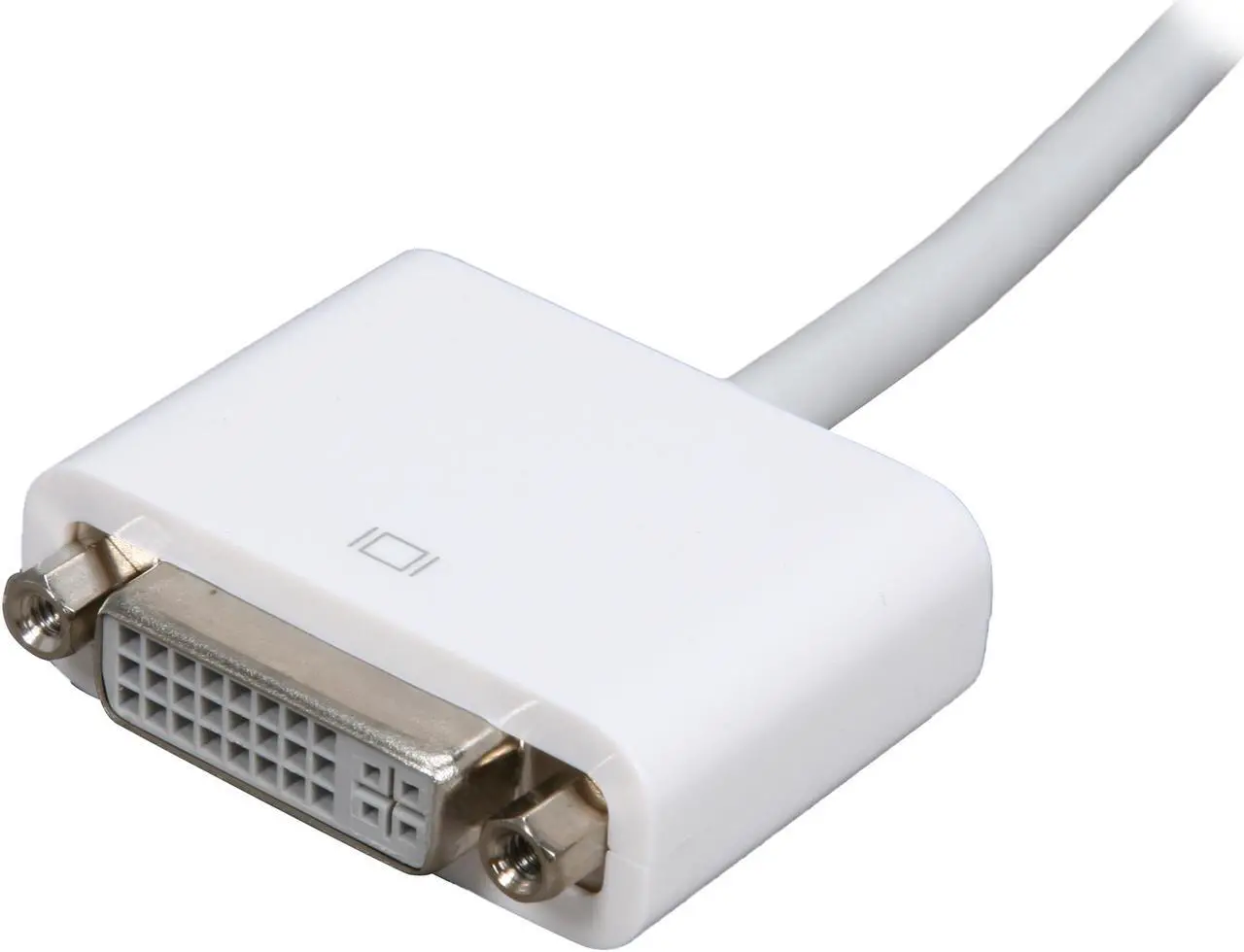 Alt view image 2 of 3 - SYBA CL-ADA31020 White Mini-DVI to DVI Female to Female Mini-DVI to DVI Adapter