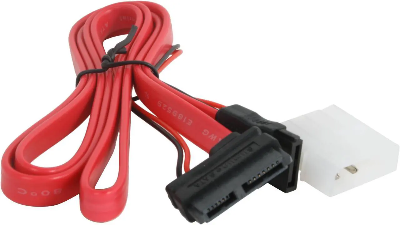 Alt view image 2 of 2 - SYBA CL-CAB40023 9 in. SATA to Mini SATA cable (Power Cable length 9") - OEM