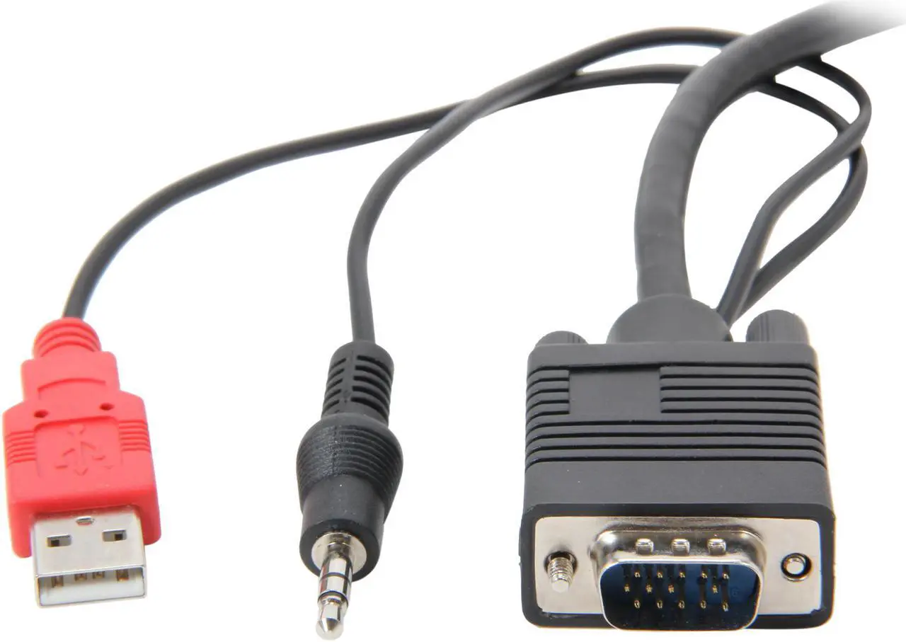 Alt view image 4 of 5 - SYBA SY-ADA31025 VGA to HDMI Converter with Audio Support, up to 1920 x 1080 Output Resolution