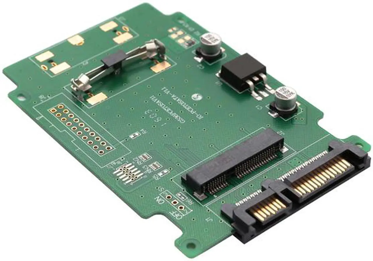 Alt view image 2 of 6 - SYBA SY-ADA40050 Mini-SATA to 2.5" SATA Adapter