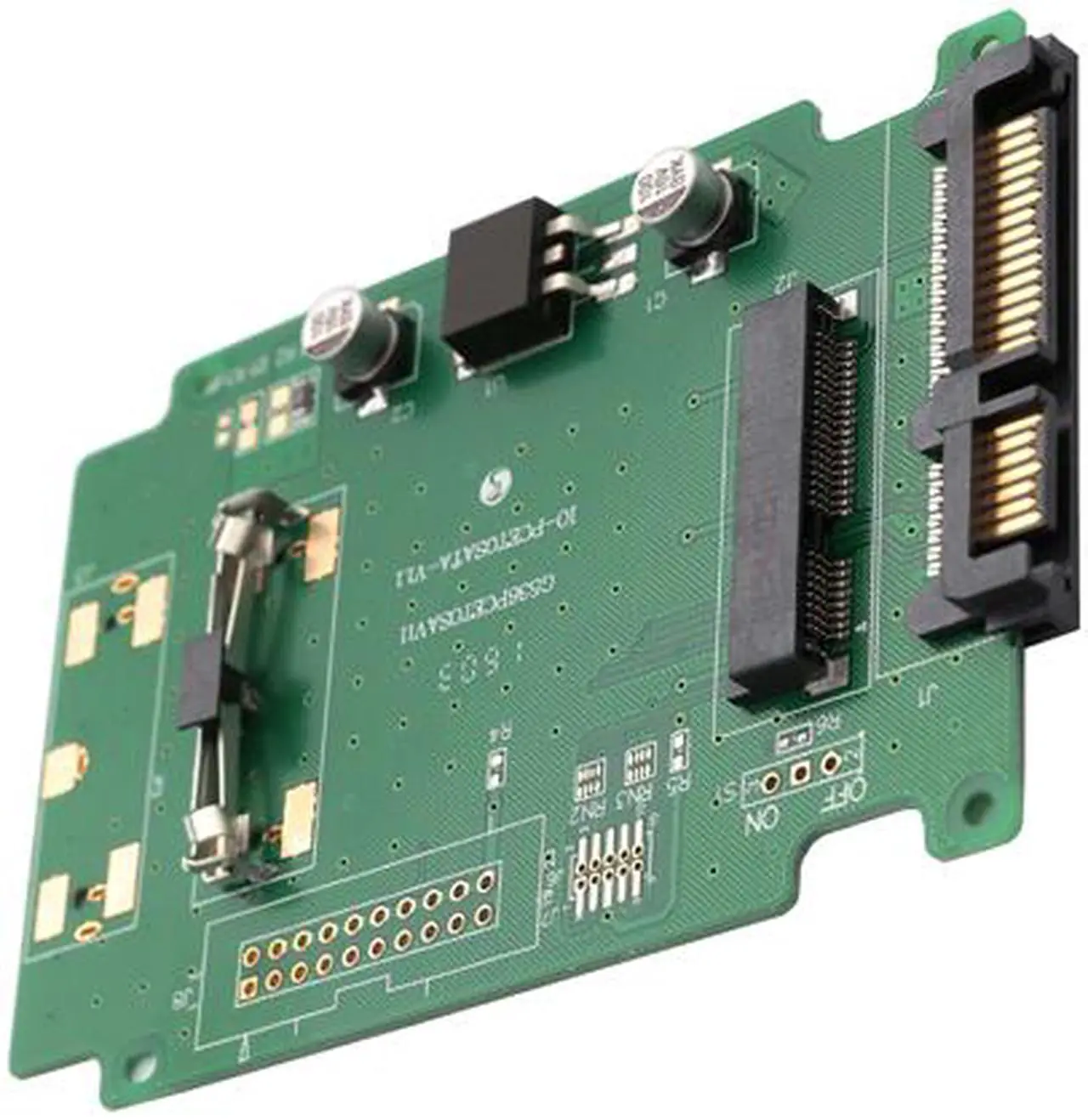 Alt view image 4 of 6 - SYBA SY-ADA40050 Mini-SATA to 2.5" SATA Adapter