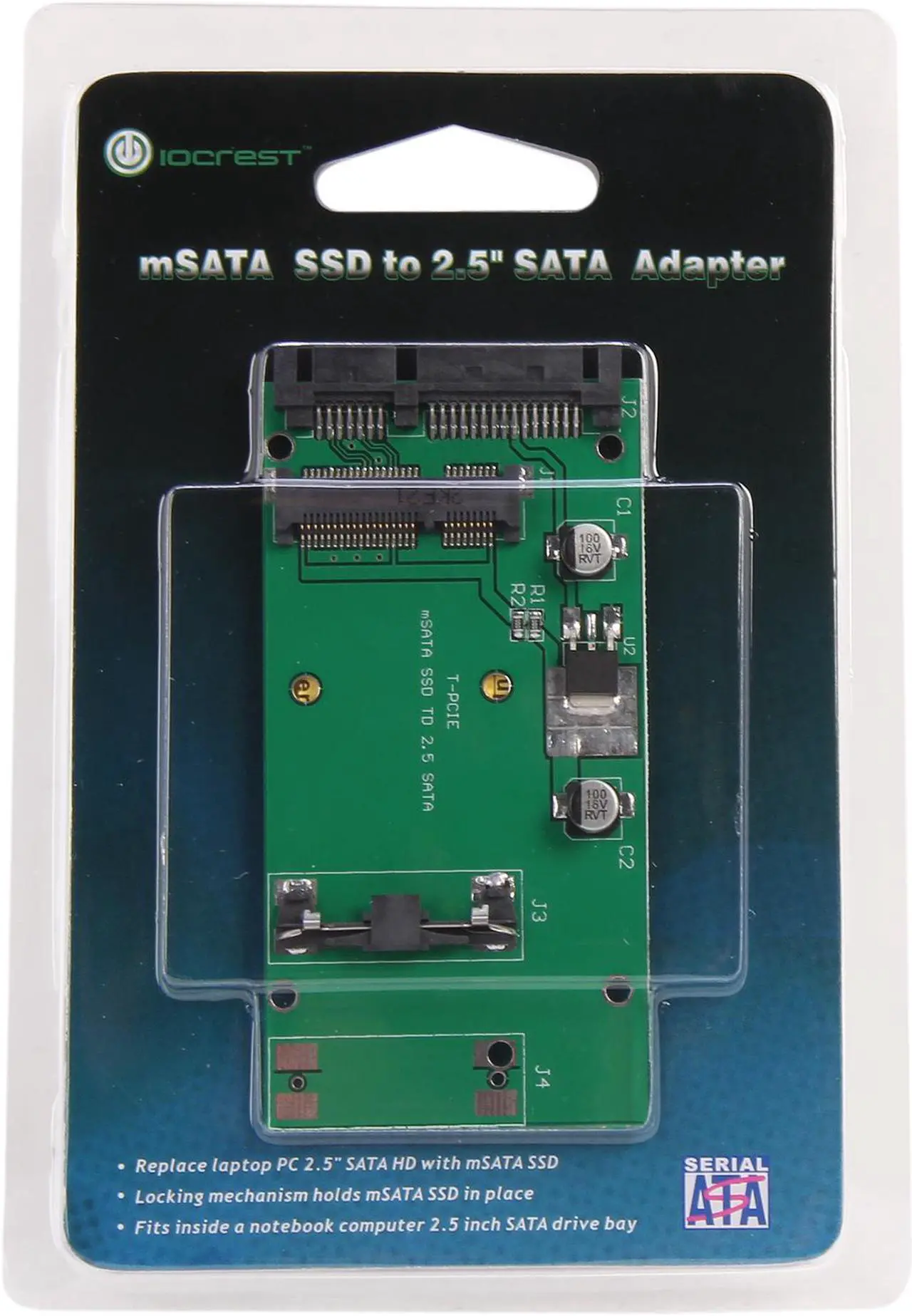 Alt view image 4 of 4 - SYBA SI-ADA40066 50mm (1.8") mSATA SSD to 2.5" SATA Converter Adapter