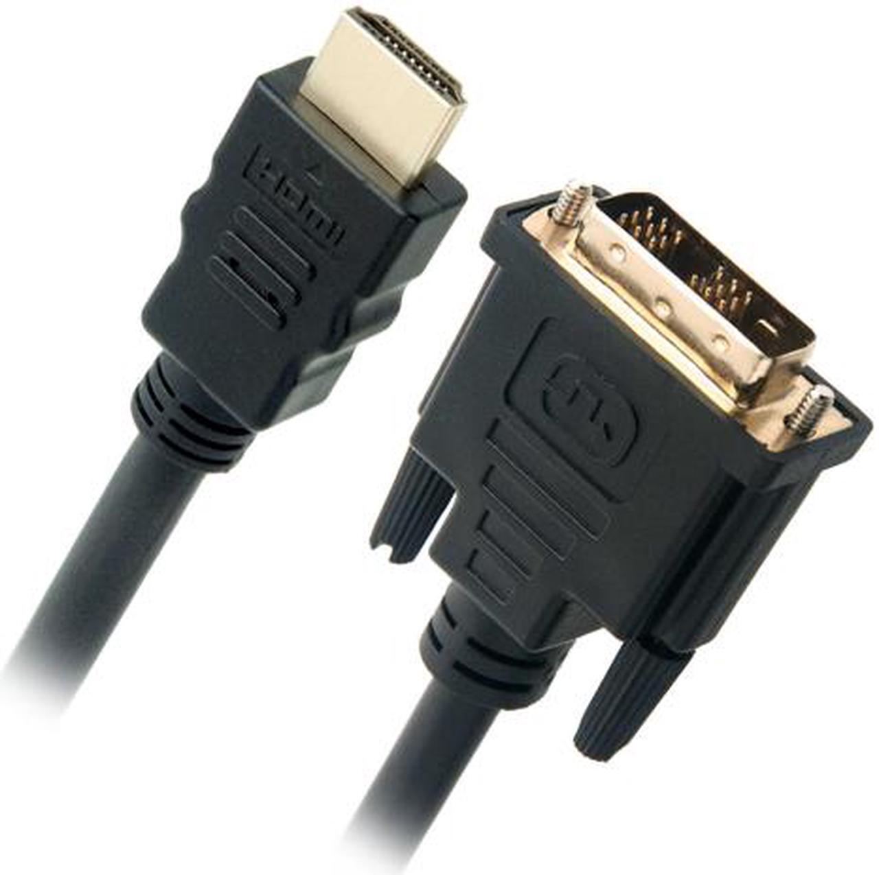 Main image of Omni Gear DVI-3-HDMI 10 ft. Black HDMI to DVI Cable, Black Male to Male