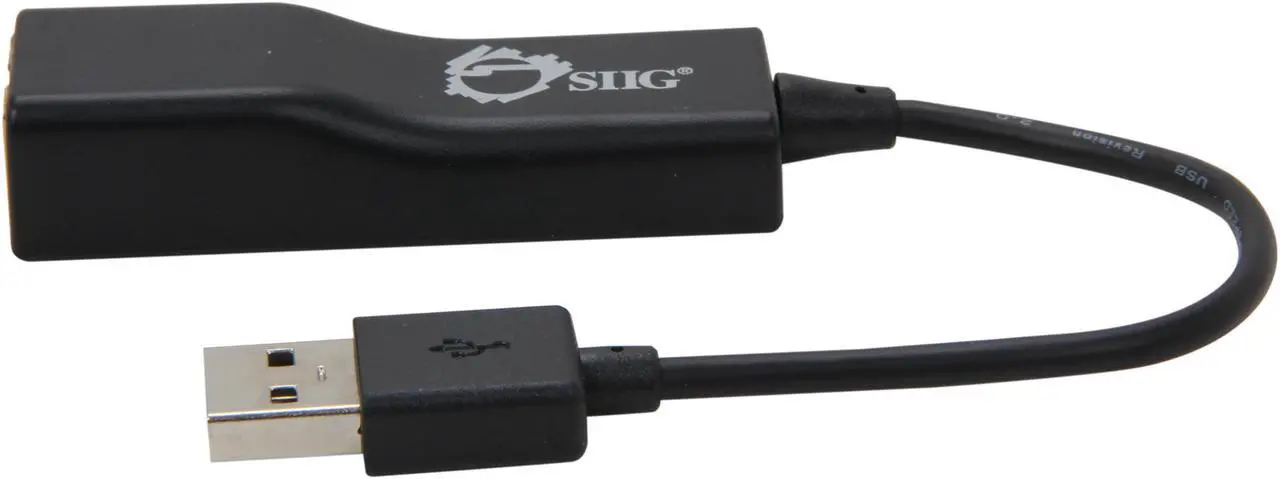 Alt view image 2 of 6 - SIIG JU-NE0012-S1 USB 2.0 Fast Ethernet Adapter