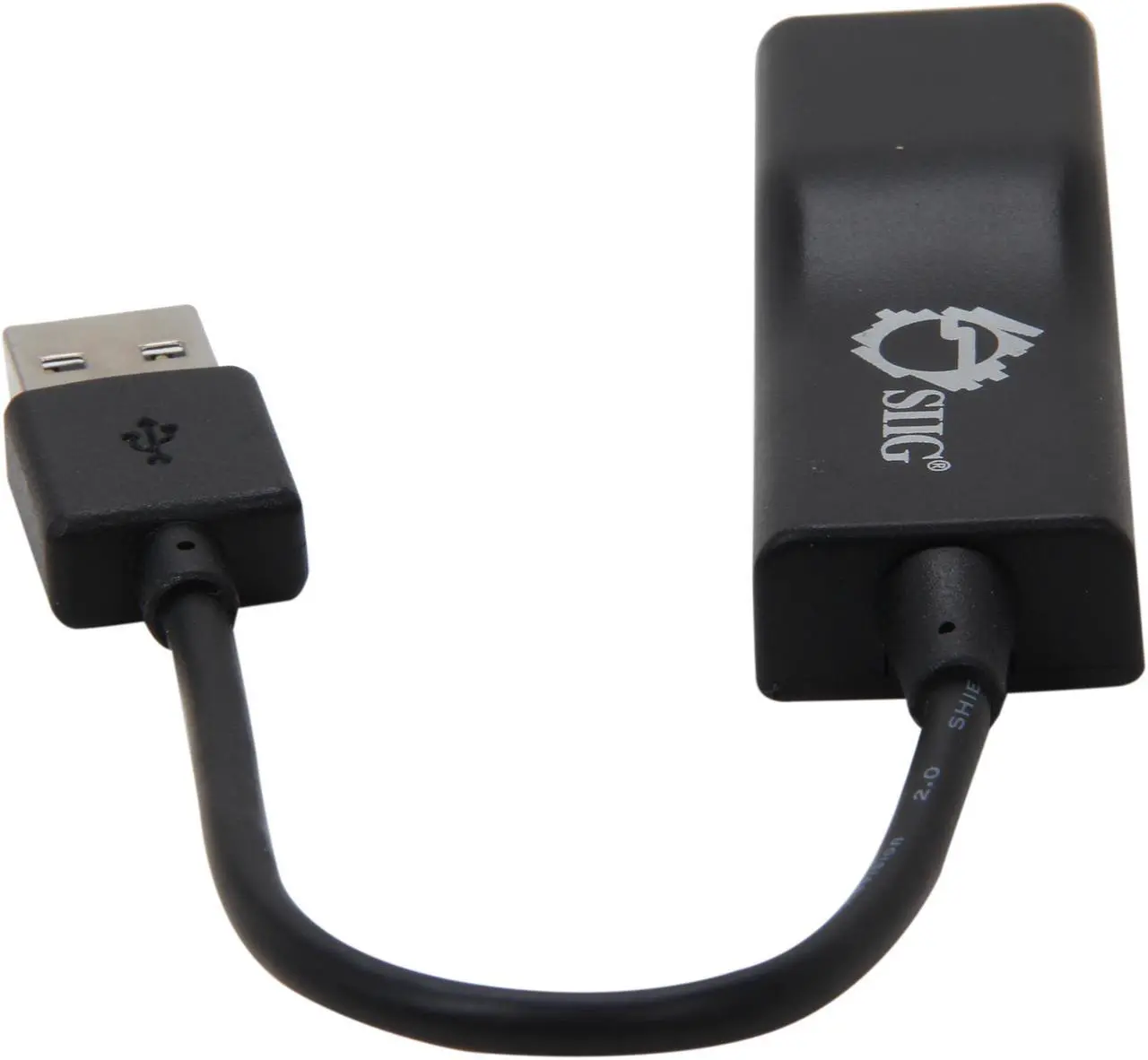 Alt view image 4 of 6 - SIIG JU-NE0012-S1 USB 2.0 Fast Ethernet Adapter