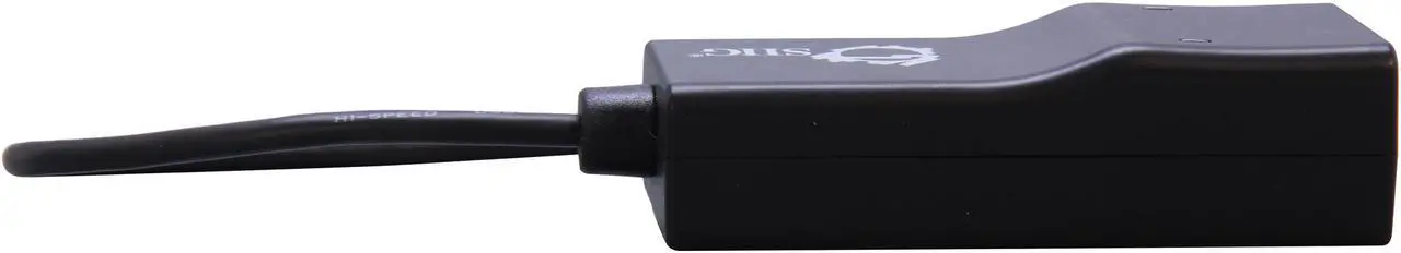 Alt view image 3 of 5 - SIIG JU-NE0111-S1 USB 2.0 Gigabit Ethernet - OEM