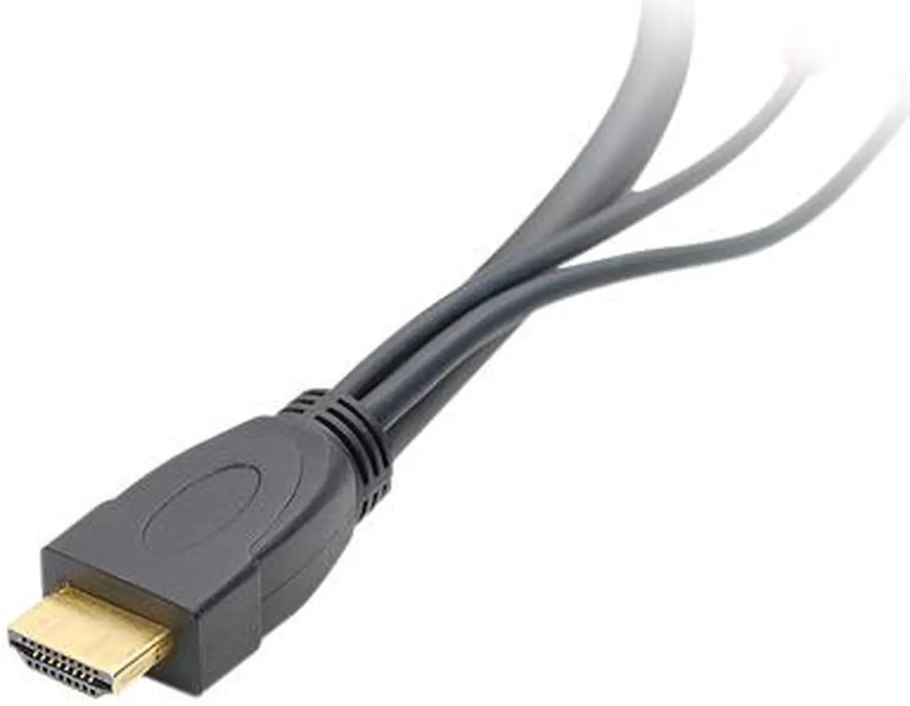 Alt view image 3 of 3 - SIIG 5.9 ft. USB HDMI KVM Cable with Audio & Mic CE-KV0211-S1
