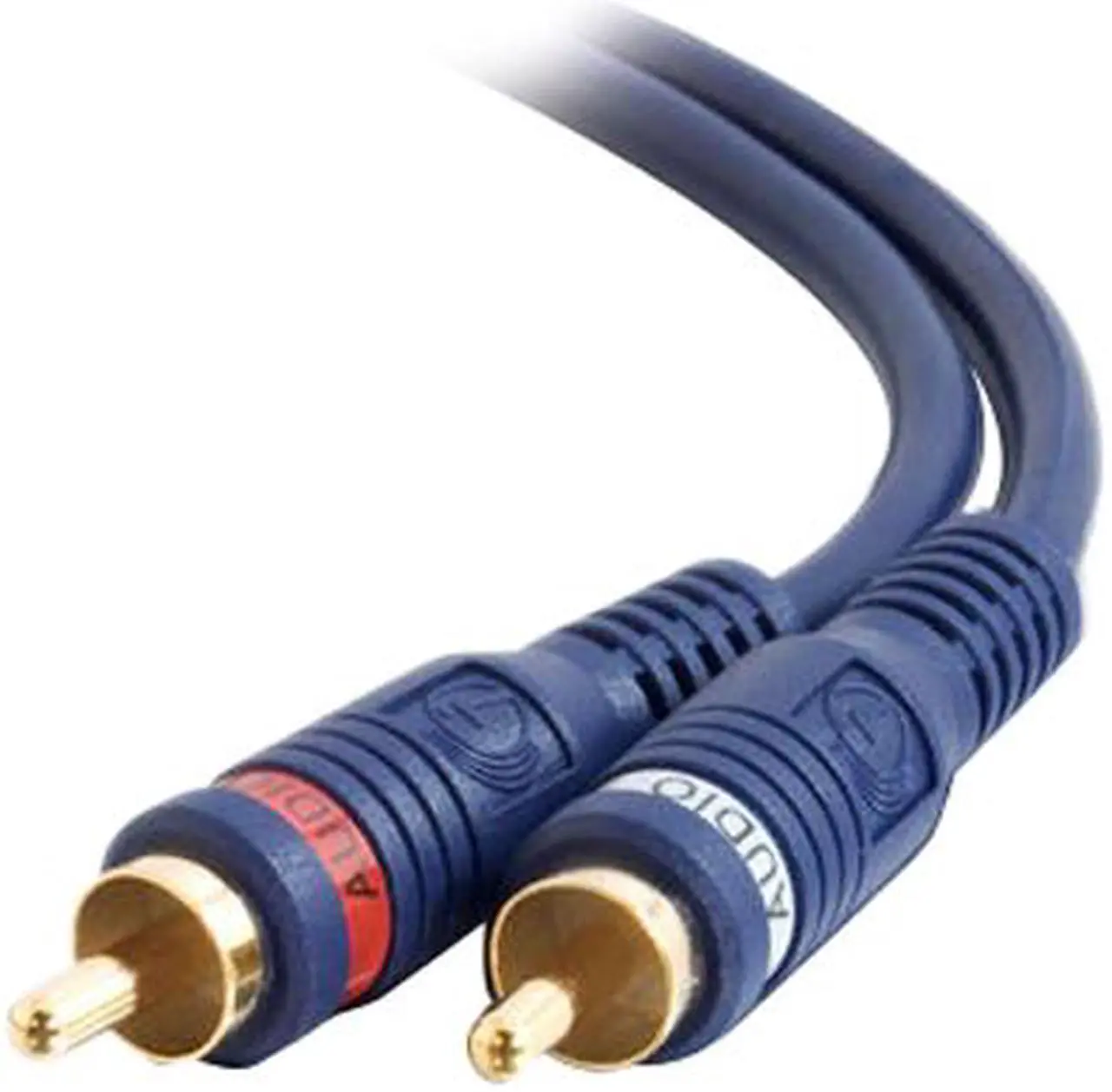 Alt view image 2 of 4 - C2G 13032 Velocity RCA Stereo Audio Cable, Blue (3 Feet, 0.91 Meters)