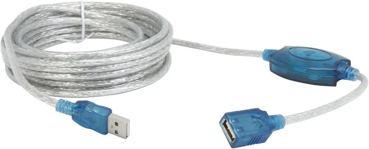 Alt view image 2 of 3 - C2G 39978 USB Active Extension Cable - USB 2.0 A Male to A Female Cable, Beige (16.4 Feet, 5 Meters)