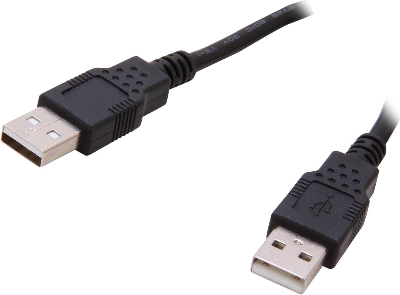 Main image of C2G/Cables To Go 28106 2m USB 2.0 A/A Cable Black