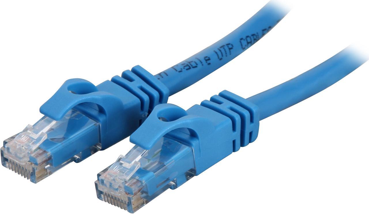 C2G 27145 Cat6 Cable - Snagless Unshielded Ethernet Network Patch Cable, Blue (25 Feet, 7.62 Meters)