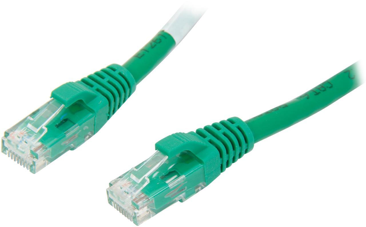 Main image of C2G 31344 Cat6 Cable - Snagless Unshielded Ethernet Network Patch Cable, Green (5 Feet, 1.52 Meters)