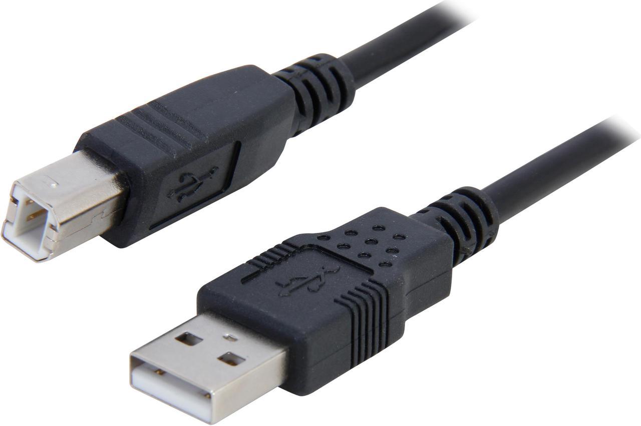 C2G 28103 USB Cable - USB 2.0 A Male to B Male Cable for Printers, Scanners, Brother, Canon, Dell, Epson, HP and more, Black (9.8 Feet, 3 Meters)