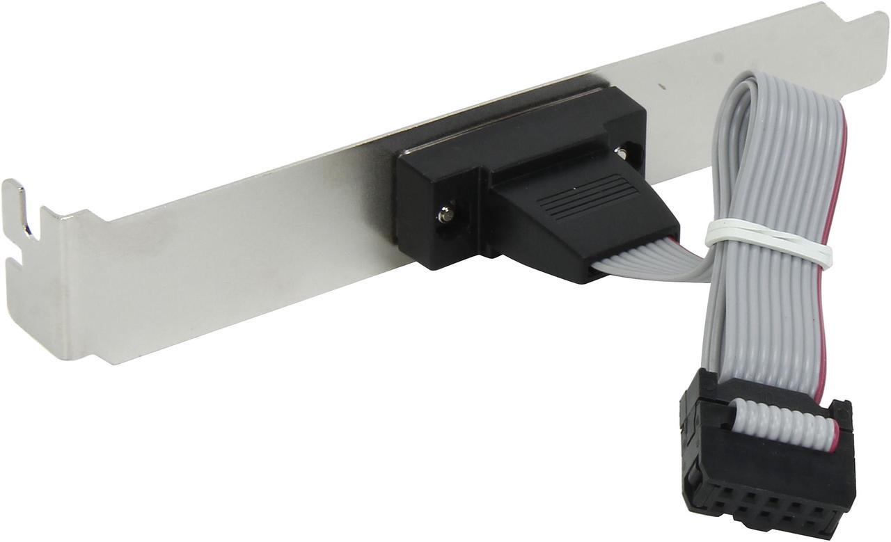 Alt view image 3 of 4 - C2G 09480 DB9 Male Serial RS232 Add-A-Port Adapter with Bracket, Gray