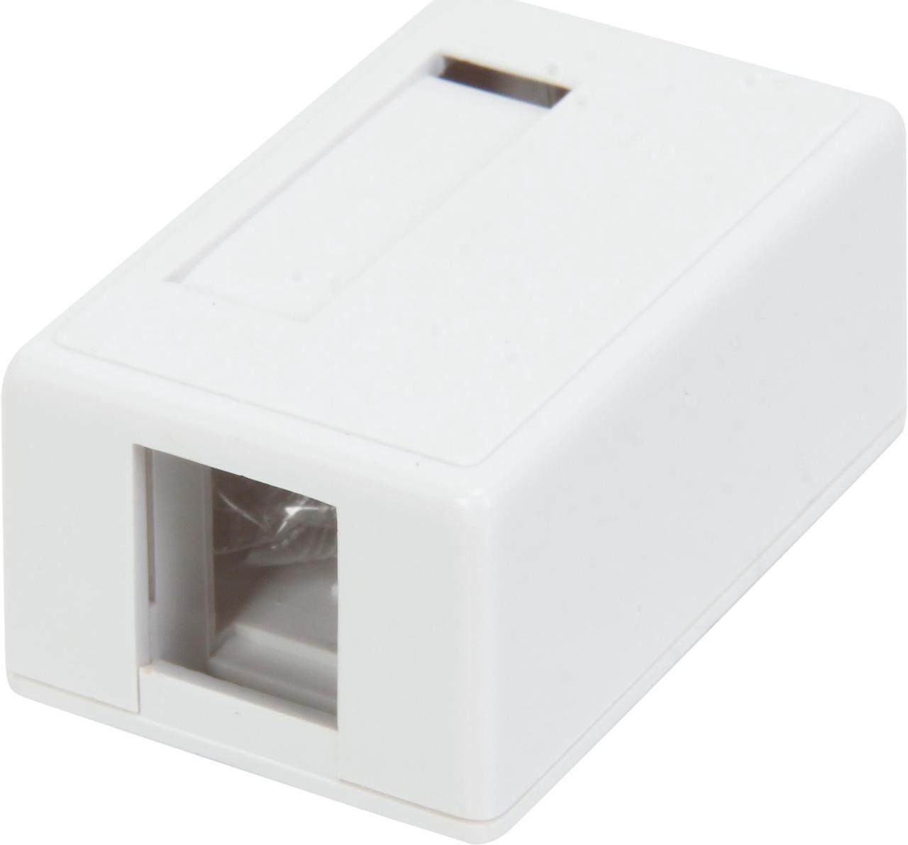 C2G/Cables To Go 03831 1-Port Keystone Jack Surface Mount Box