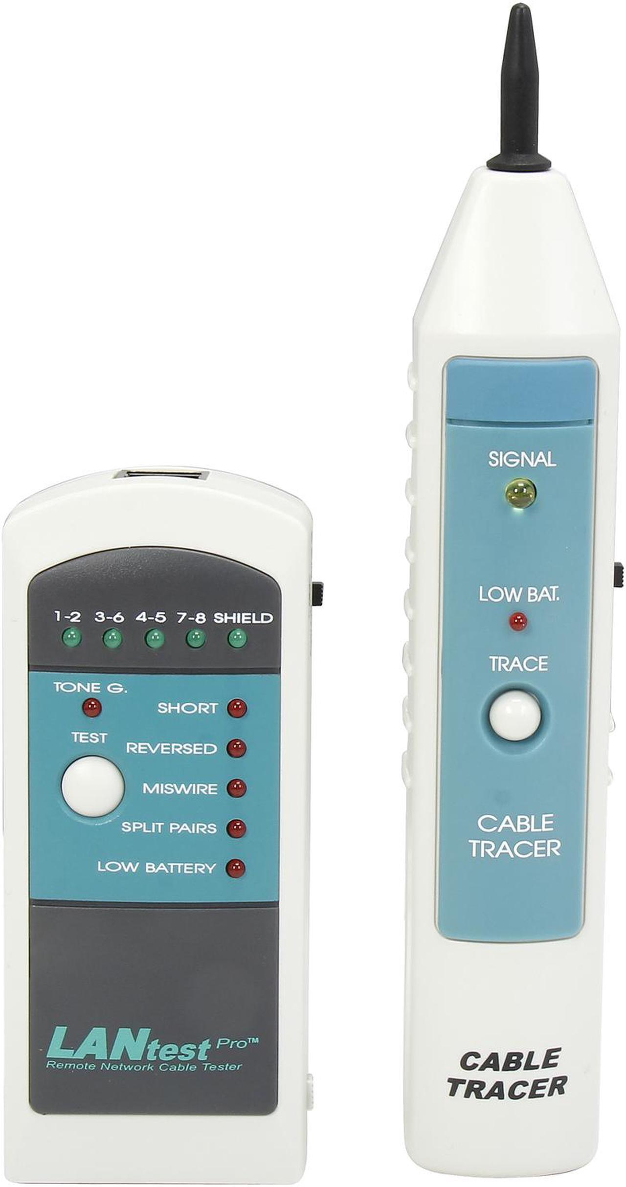 Alt view image 2 of 10 - C2G/Cables To Go 26847 LANtest Pro Remote Network Cable Tester with Tone and Probe