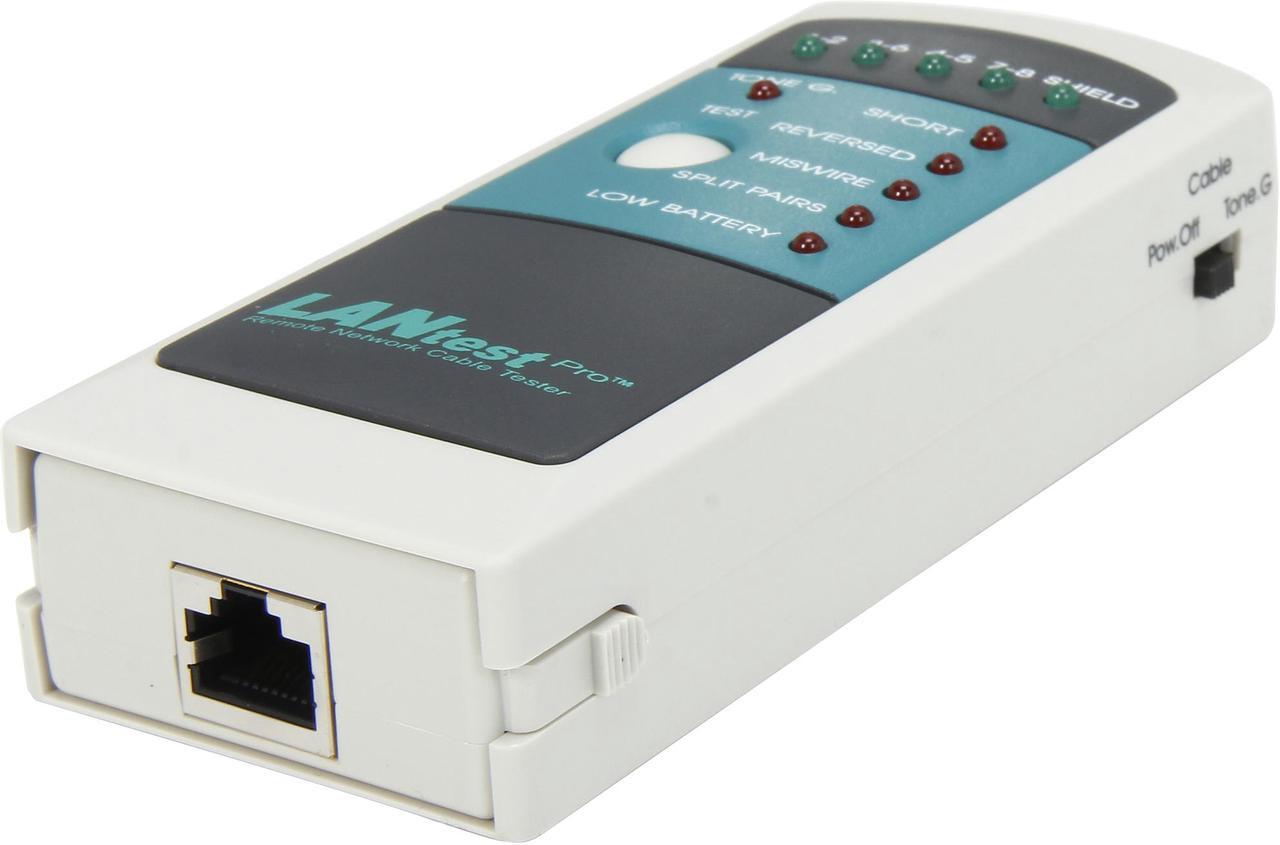 Alt view image 6 of 10 - C2G/Cables To Go 26847 LANtest Pro Remote Network Cable Tester with Tone and Probe