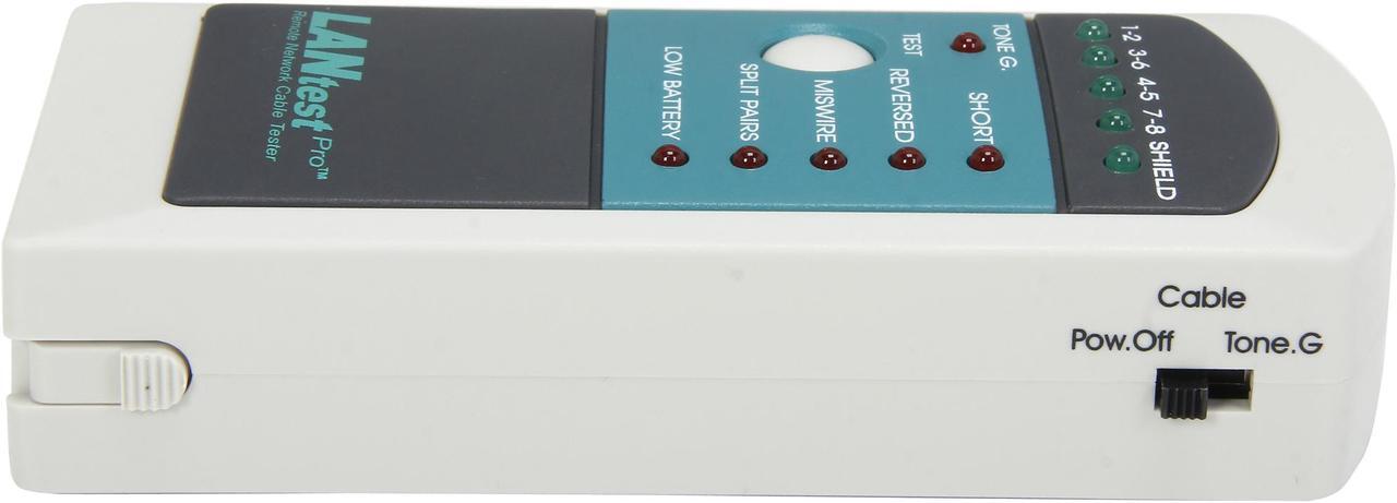 Alt view image 7 of 10 - C2G/Cables To Go 26847 LANtest Pro Remote Network Cable Tester with Tone and Probe