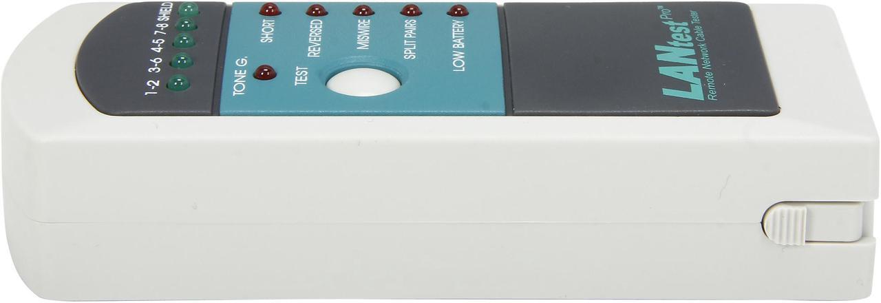 Alt view image 9 of 10 - C2G/Cables To Go 26847 LANtest Pro Remote Network Cable Tester with Tone and Probe