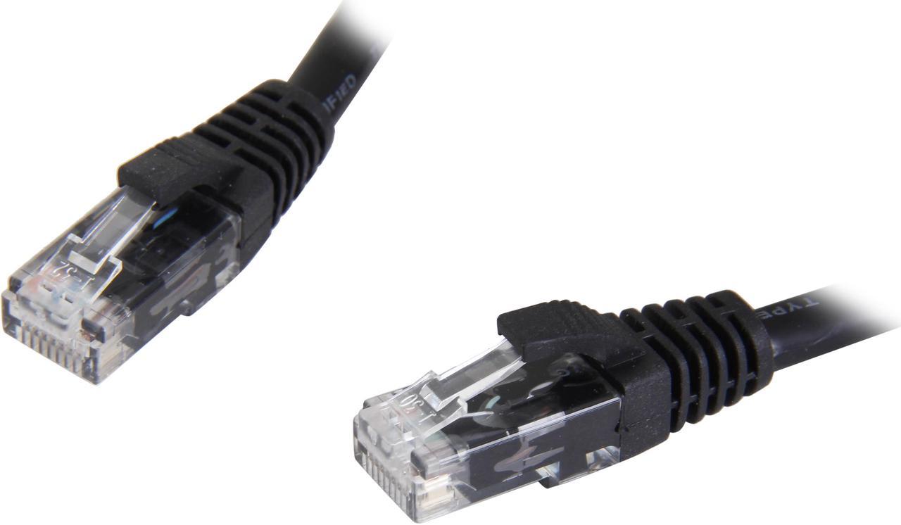 C2G 27156 Cat6 Cable - Snagless Unshielded Ethernet Network Patch Cable, Black (50 Feet, 15.24 Meters)