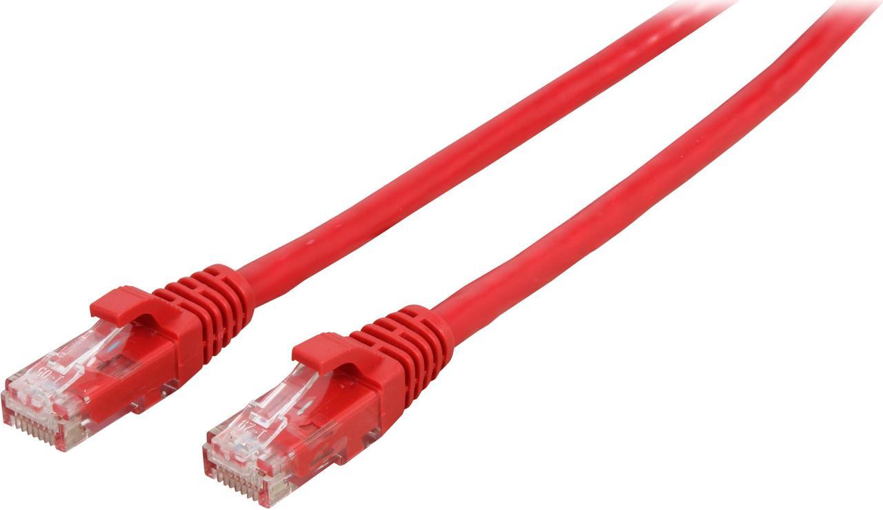 C2G 27187 Cat6 Cable - Snagless Unshielded Ethernet Network Patch Cable, Red (100 Feet, 30.48 Meters)