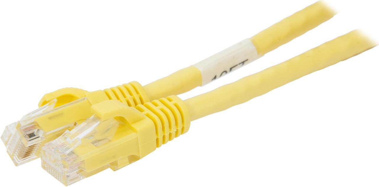 C2G 27193 Cat6 Cable - Snagless Unshielded Ethernet Network Patch Cable, Yellow (10 Feet, 3.04 Meters)