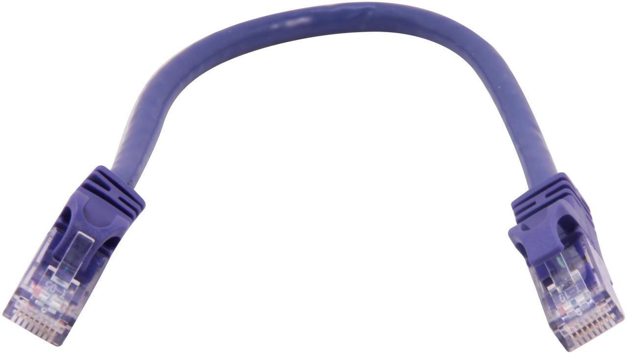 Alt view image 2 of 3 - C2G 27800 Cat6 Cable - Snagless Unshielded Ethernet Network Patch Cable, Purple (1 Foot, 0.30 Meters)