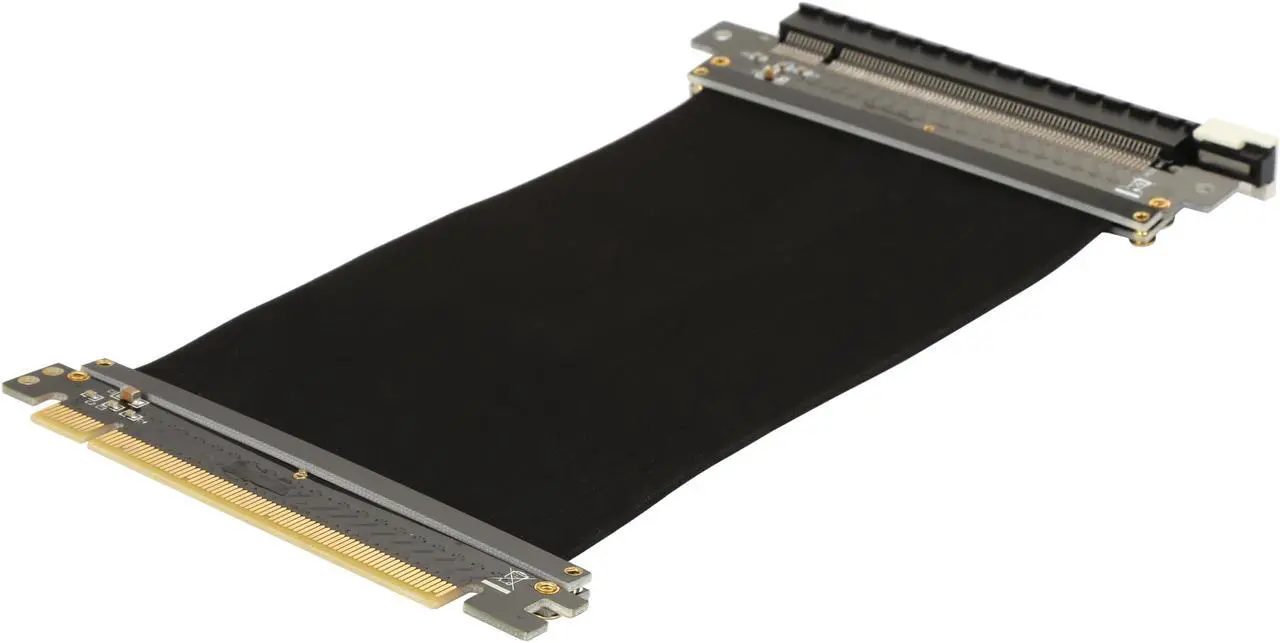 Main image of Athena Power 150mm/5.91" CABLE-PCIE16A1-15V2 GPU Server / Gaming PCI-E x16 to x16 3.0 Extender Riser Cable Female to Male