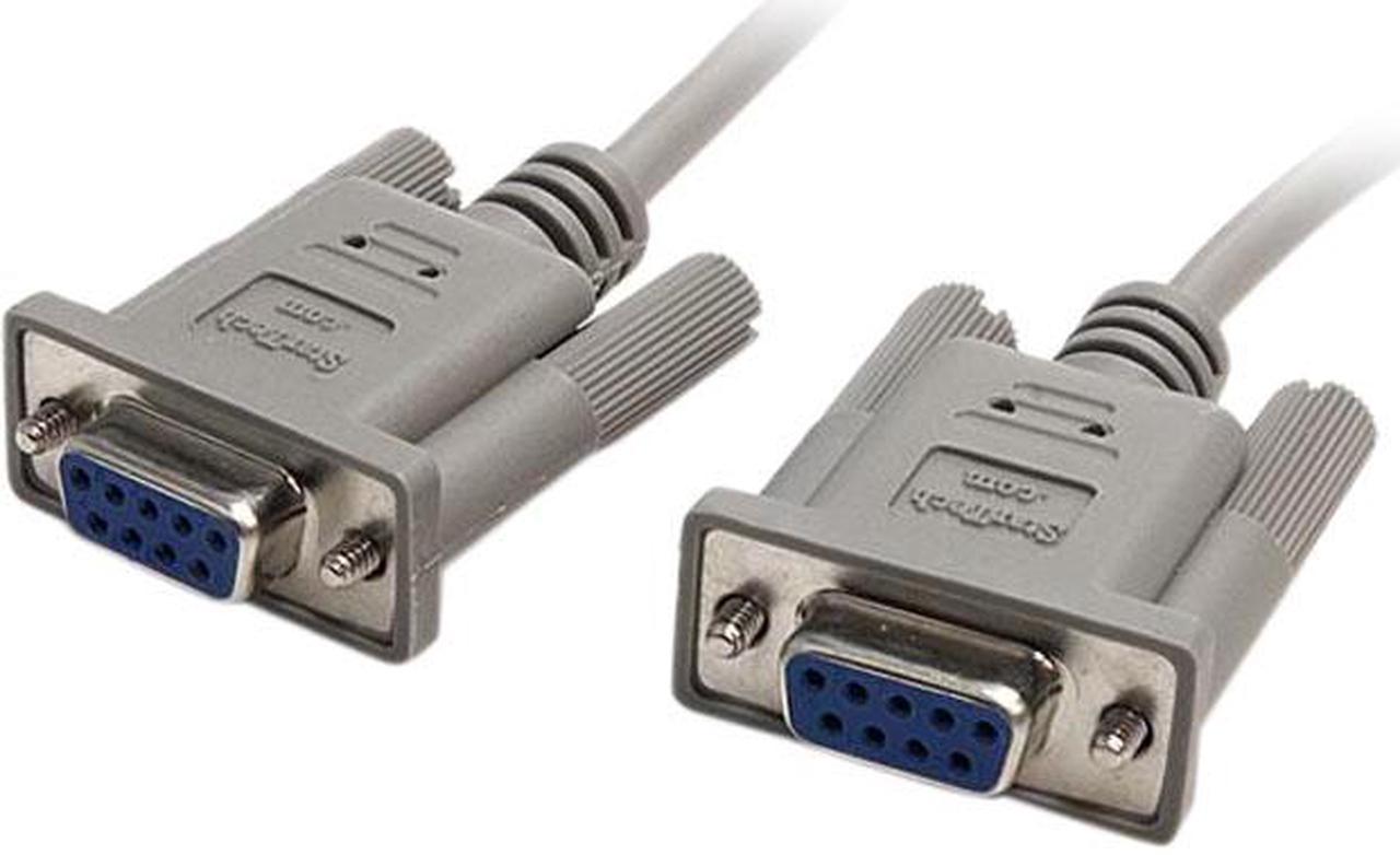 StarTech.com Model SCNM9FF 10 ft. Cross Wired Serial/Null Modem Cable DB9 F/F Female to Female