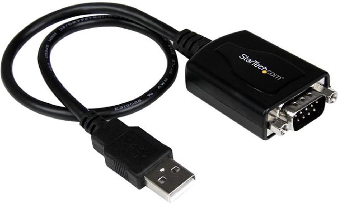 StarTech.com ICUSB232PRO USB to Serial Adapter - Prolific PL-2303 - COM Port Retention - USB to RS232 Adapter Cable - USB Serial