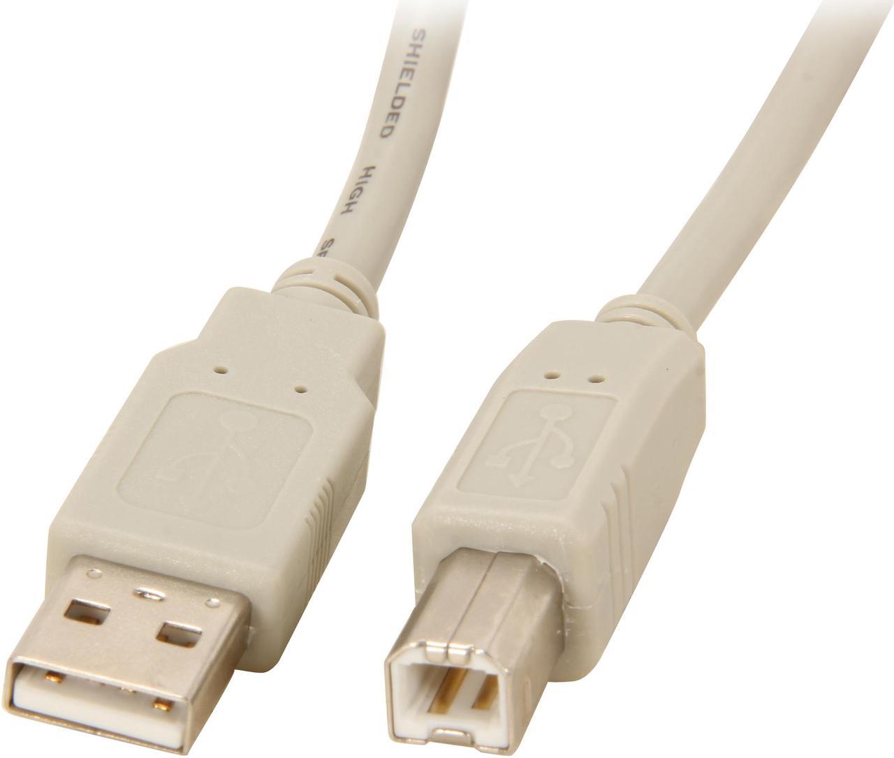 StarTech.com USBFAB_6 Beige USB 2.0 A to B Cable - M/M